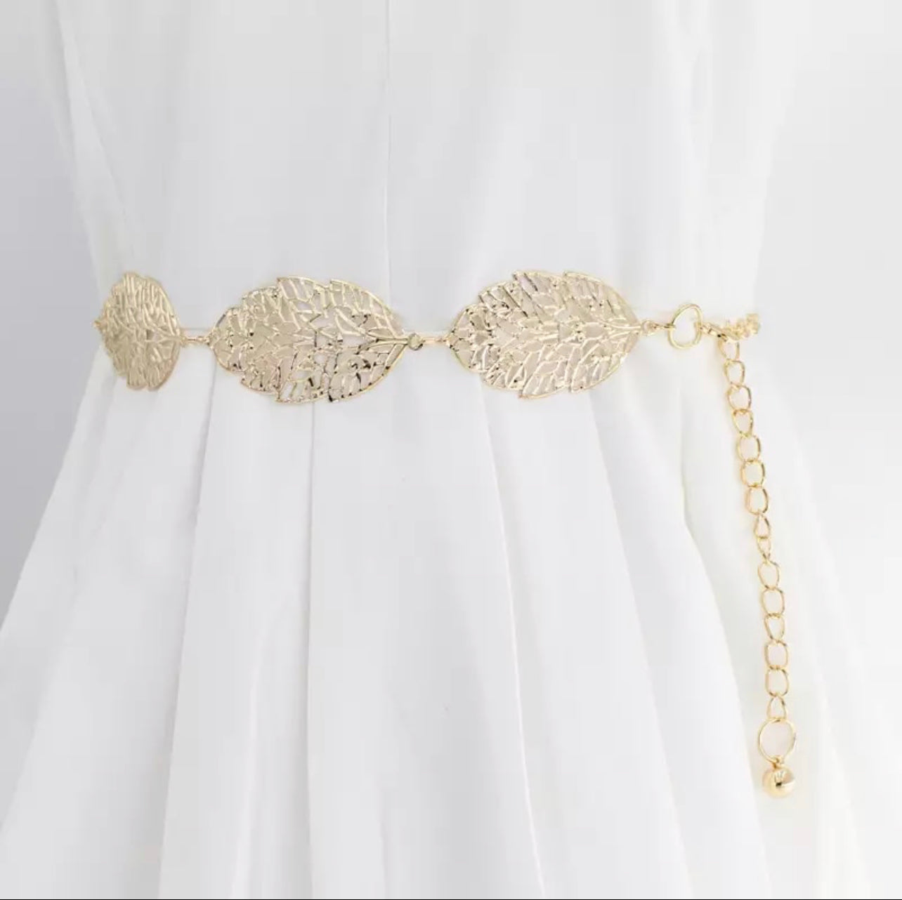 green emerald velvet dress Leaf Wedding Belt