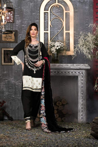 Onyx Paisley Raw Silk Kurta