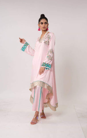 Pink Bell Bottoms Dress