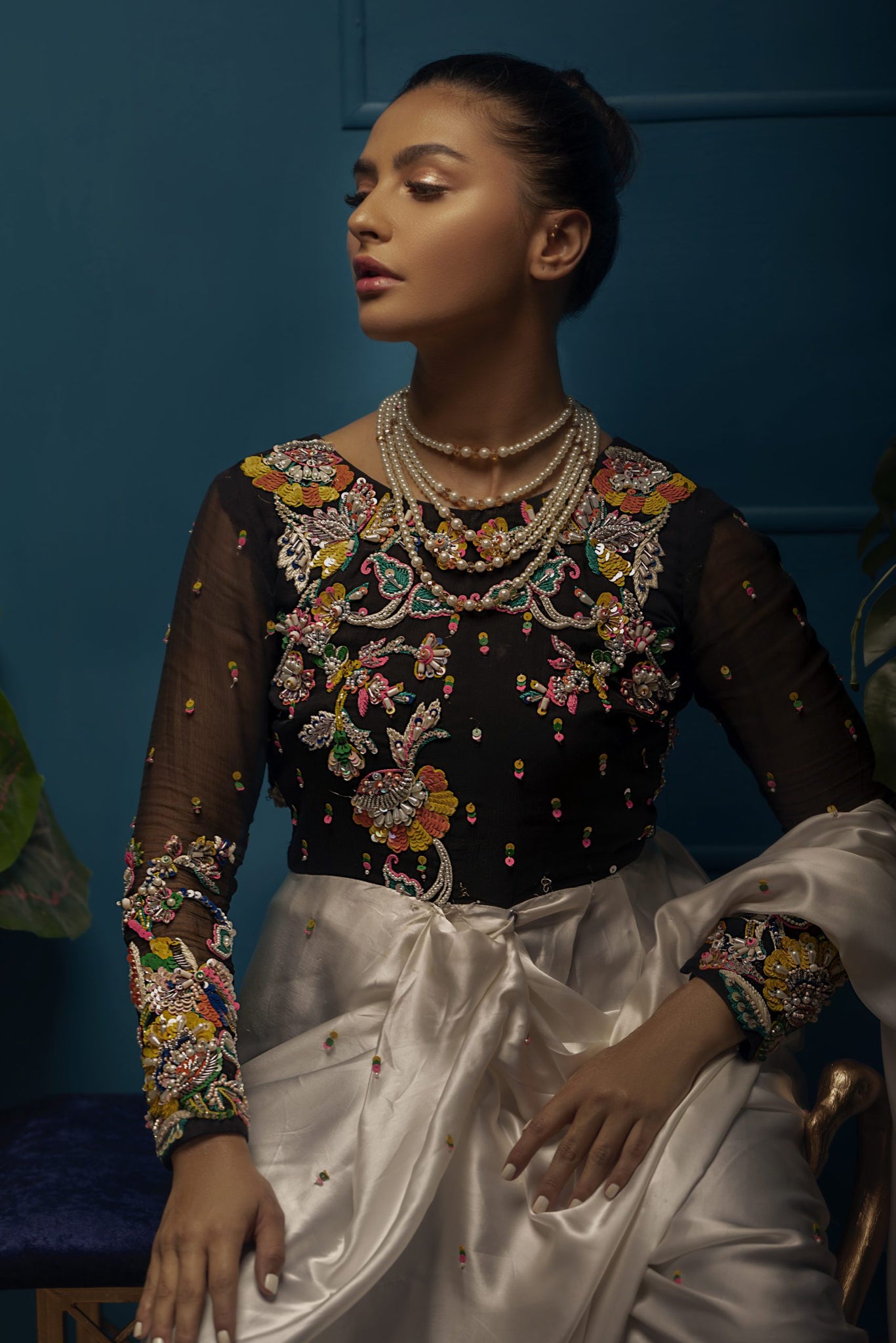 Black Ibis Heavy Embroidered Dresses and Saree Dresses. Black Ibis Heavy Embroidered Dresses and Saree Dresses.