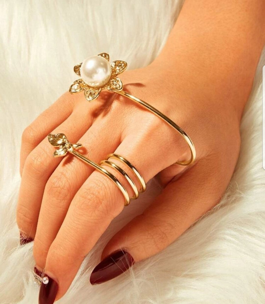 French White Pearl Ring
