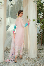Load image into Gallery viewer, Hoorain Raw Silk and Chiffon Dress
