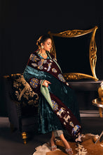Load image into Gallery viewer, Yashana Fancy Velvet shawl Dress
