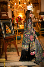 Load image into Gallery viewer, Kyara Digital Printed Raw Silk Dress
